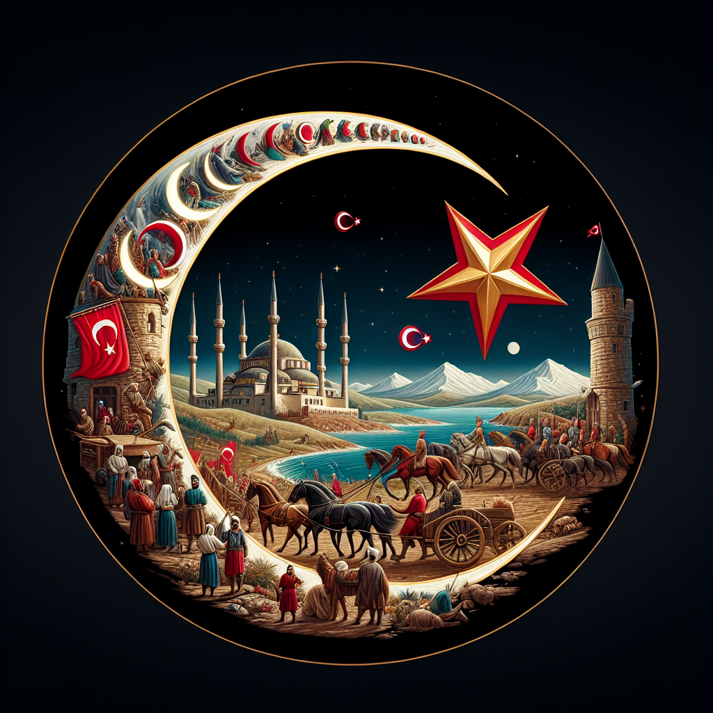Türk Bayrağındaki Ay ve Yıldız Nereden Geliyor ? İşte Şanlı Türk Bayrağımızın Tarihi