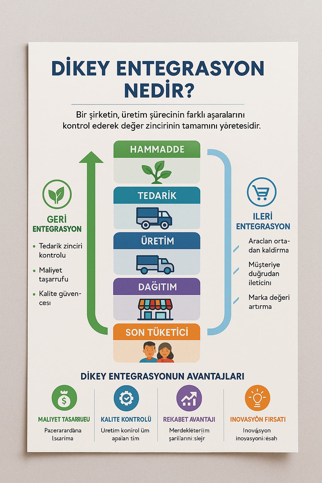 Dikey Entegrasyon ( Dikte Entegrasyon ) Nedir ?