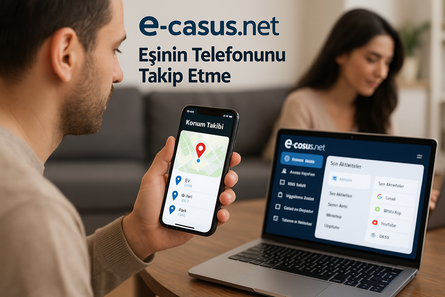 eşinin telefonunu takip etme
